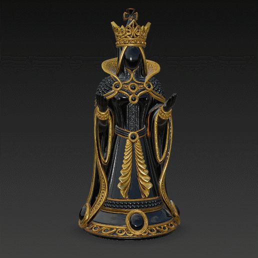 GIFDAMA.gif DELUXE CHESS + CHESSBOARD FOR COLLECTORS