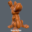 Brain-the-Dog.gif Inspector Gadget and Brain (Easy print no support)