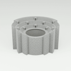 Architectural-planter-theater-spin-24fps.gif Download STL file ARCHITECTURAL PLANTER 4 • Design to 3D print, toprototyp