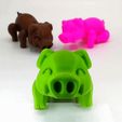 Piggy.gif Fichier STL Cochon articulé・Modèle à télécharger et à imprimer en 3D