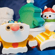 e6ecd2d385bb4eb3929adb214cafd97d-1.gif Gnome, Santa Claus candy maker, Santa Claus Christmas ornament, Christmas candy container