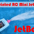 jtronics_jetboat.gif 3D file Mini RC Jet Boat 200 Mono・3D print design to download, jtronics