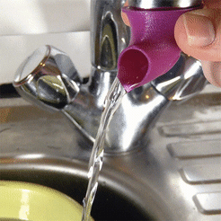 gif_short.gif STL-Datei Water Saving Kitchen Tap Spout kostenlos・Design für 3D-Drucker zum herunterladen
