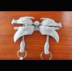 corto.gif Free STL file Key Holding Dragons・3D printer design to download, Aslan3d