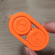 Keychain-HerringboneGear.gif Portachiavi - Ingranaggi a spina di pesce (Stampa sul posto)