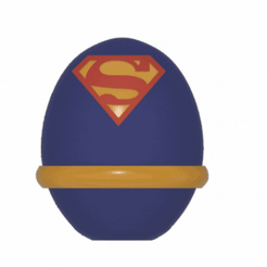 Untitled-design-3.gif STL file Superman easter egg・3D printing design to download