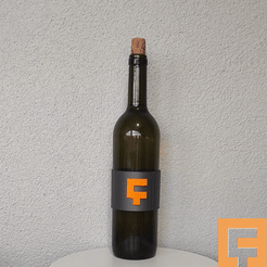 Wine_Gift_Cap_1.gif Fichier STL Capuchon d'emballage pour le vin・Plan imprimable en 3D à télécharger, Corlu3d