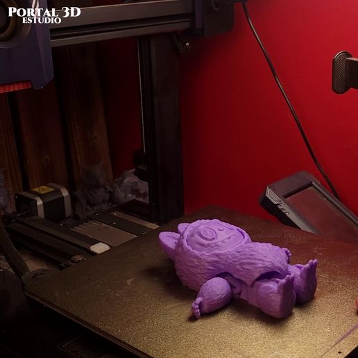 Comp-1.mp4 Labubu / IMPRESSÃO NO LOCAL SEM SUPORTE/3MF