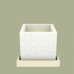 maceta-con-textura0001-0250_gif.gif Télécharger fichier STL pot de fleurs texturé - texture de pot de fleurs • Plan pour imprimante 3D, RMMAKER