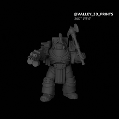 Justaerin.gif 3D file Sons of Wmaster in Catafrac Armour (PRE-SUPPORTED)・3D printing template to download