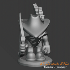 4.gif Download STL file Dicey Warriors #4 • 3D print template, DamianJimenez