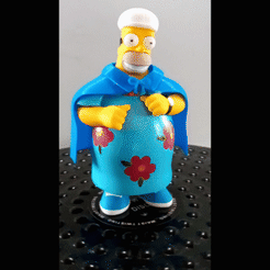 VID_20210131_144358_1.gif Fichier 3D King Size Homer - Imprimé couleur・Idée pour impression 3D à télécharger