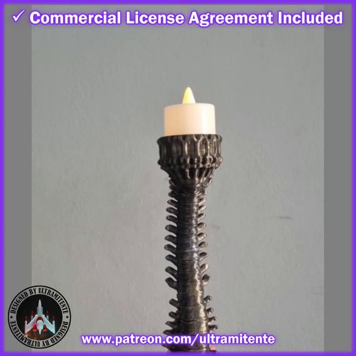 SPINE-CANDLE-HOLDER.mp4 SUPORTE DE VELA PARA COLUNA