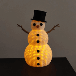 snowman1.gif crocheted snowman lamp