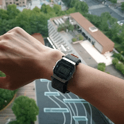 ezgif.com-gif-maker.gif Smartwatch + support de montre classique (économise la batterie)