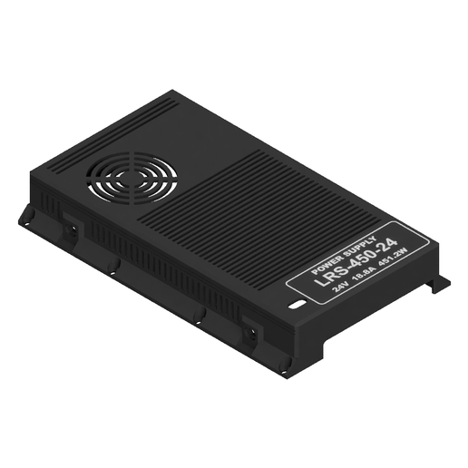 Mean Well LRS-450 Enclosure, Terminal Cover & Wall Mount – All Voltages – 2-Color AMS