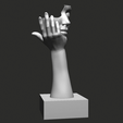 turntable020.gif Half Faced Female Bust