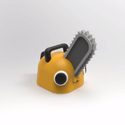 pochita.36.gif Télécharger fichier STL Chainsaw Man Pochita Fanart - Keycap • Objet pour impression 3D, camilolc