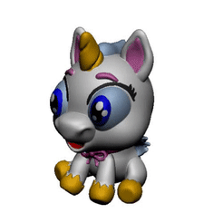 unicorn.gif 3D file CUTIE UNICORN・Model to download and 3D print, ALTRESDE