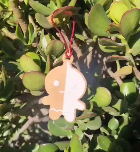 bt21x.mp4 BT21 Gingerbread Ornament Set - Christmas Edition (8 Models) 🎄