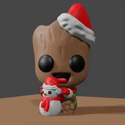 Gif-Baby-Groot-02.gif Baby Groot Christmas Pot