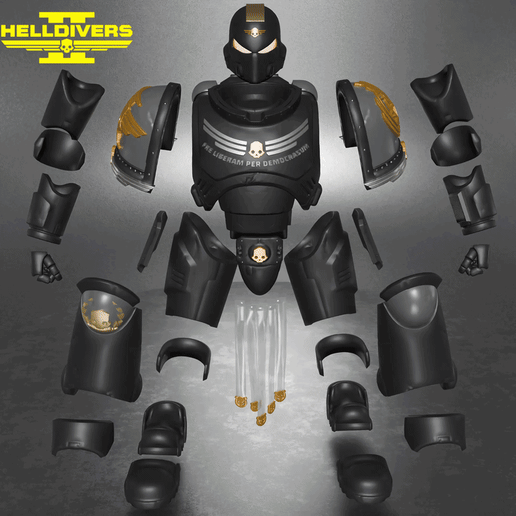 John Helldiver- Wearable Armor - Helldivers