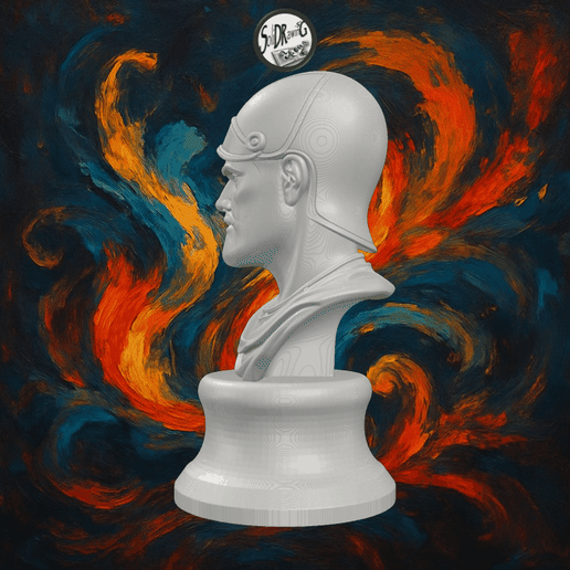 General Hannibal Barca Bronze Portrait – SoliDRawinGs SG3274