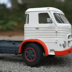 chasisgiF.gif STL file Chassis truck Pegaso Europa 1/18 scale FDM・Template to download and 3D print