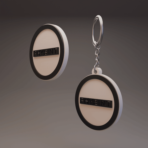 PHYSINT - Keychain and Coin/Badge photo 2