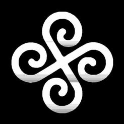 celticsun.gif 3MF-Datei Keltisches Sonnensymbol, Flip-Figur herunterladen • 3D-Drucker-Vorlage, syzguru11