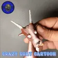 CRAZY-GOAT-CARTOON.gif Caricature Crazy Goat . Articulated
