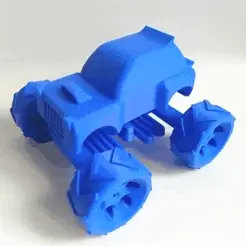 20220103_120955.gif STL file Monster Truck with suspensions・3D printer model to download