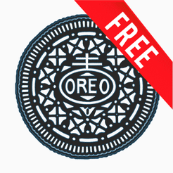 GIF-OREO-FREE.gif Free STL file OREO COOKIE - COOKIE CUTTER・3D printer design to download