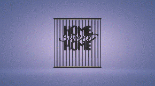 home.gif -Datei decor optical ilusion home sweet home・3D-druckbare Vorlage zum herunterladen, satis3d