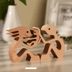 WhatsApp-Image-2021-04-17-at-21.36.31.gif Free STL file SCULPTURE LOVE OF FAMILY **FREE TEST** STL + SVG・3D print model to download, 3Dimension3d