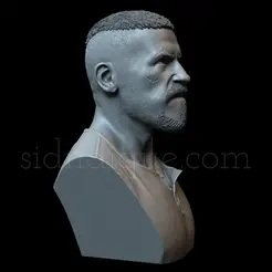 Boyka.gif 3D file Scott Adkins as Yuri Boyka・3D printable model to download