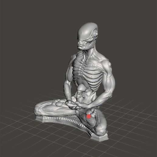 👽 ALIEN-Xeno_Yoga・ STL File for 3D printing・Cults
