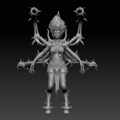 gif2.gif Archivo STL Andariel Diablo listo para imprimir en 3d・Idea de impresión 3D para descargar