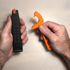 Glock-Magazine-Disassembly-Tool-1.gif Fichier STL Outil de démontage pour chargeur Glock・Design pour imprimante 3D à télécharger, balky