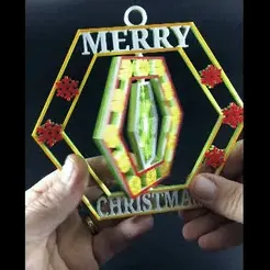 ezgif.com-video-to-gif.gif Spinning Christmas Holiday Ornament Print-In-Place!