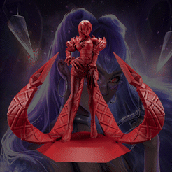 Gifs.gif Fichier STL KDA EVELYNN - League of Legends・Modèle à télécharger et à imprimer en 3D