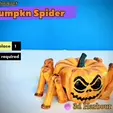4.gif Flexi Halloween Pumpkin Spider