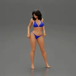 ezgif.com-gif-maker-16.gif Archivo 3D chica sexy en bikini posando de pie en la playa・Diseño de impresora 3D para descargar