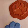 video_2024-04-09_21-41-04-ezgif.com-video-to-gif-converter.gif Bathbomb mold - Dogs and cats Paw - 3d print bath bomb mold in shape of cat and dog foot print