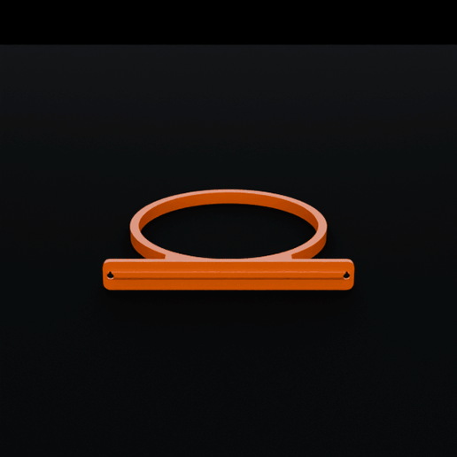 Ball holder ring for slot 8 - 3 sizes + undrilled, no supports