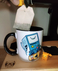 pikachu-teabag.gif STL file Tea bag holder, Fisher Pikachu (male)・3D print design to download