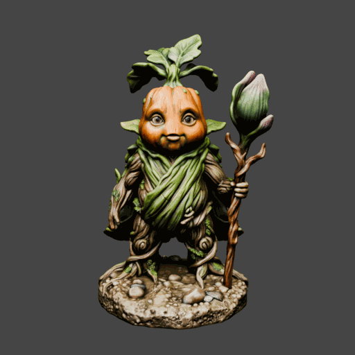 Pumpkin Patch Spirit Miniature