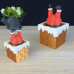 7F07BECF-CC89-4D36-AA57-B986D1EBCBA7.gif 3D-Datei feststeckende fette Weihnachtsmänner・3D-druckbare Vorlage zum herunterladen