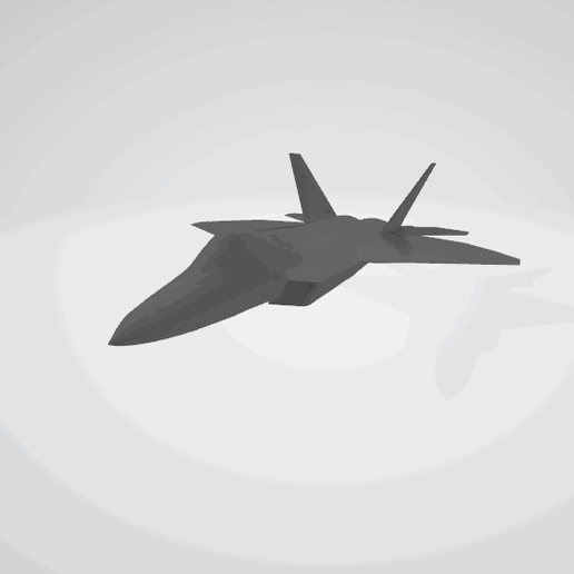 Lockheed Martin F-22 Raptor 3D model