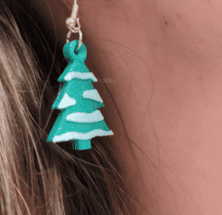 Tree-Ear.gif Christmas Tree Decoration/Earring